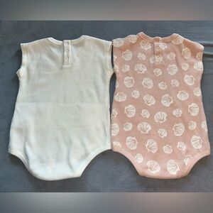 EasyPeasy organic waffle knit onesies 12M-24M please read details